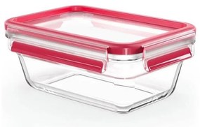 Tefal - Contenitore per alimenti 0,85 l MSEAL GLASS rosso/vetro