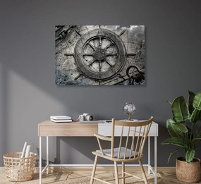 Quadro su tela – Timone da marinaio