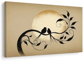 Quadro su tela – Amore su un ramo
