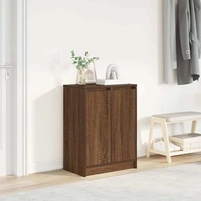 Scarpiera Rovere Marrone 57x34x76 Cm İn Legno Multistrato /