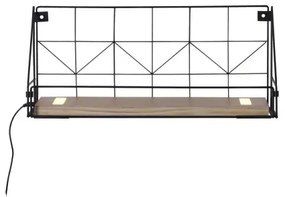 Leuchten Direkt 15277-18 - Mensola con illuminazione a LED BOARD 2xLED/1,75W/230V 45 cm