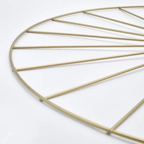 Lampadario a sospensione con filo MONTANA 1xE27/15W/230V diametro 30 cm oro/nero