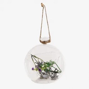 Confezione da 4 Sfere di Cristallo da Appendere con Luce LED - Sklum