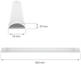 Lampada LED sottopensile VIGA LED/14W/230V 6000K bianco