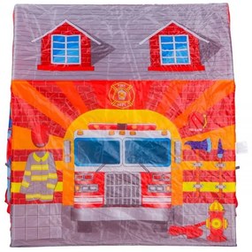 Tenda per bambini a forma di caserma dei pompieri