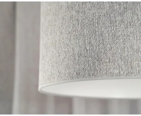 Duolla - Lampadario a sospensione con filo ROLLER ECO RECYCLING 1xE27/15W/230V diametro 45 cm grigio