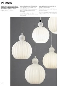 Redo 01-2064 - Lampadario a sospensione con filo PLUMEN 1xE14/40W/230V diametro 15 cm rame