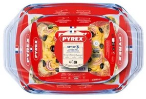 Set da 3 pirofile PYREX 1,4/3/4 l