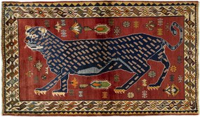 Gabbeh Tappeto persiano 200 x 120 Rosso (Iran) Annodato A Mano