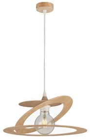 Sospensione Moderna 1 Luce Ferro Taglio Laser Oro Serie Geko