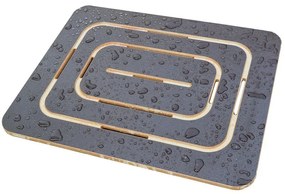 Pedana doccia in legno Supergrip 54x68 antiscivolo per piatto doccia 70x90