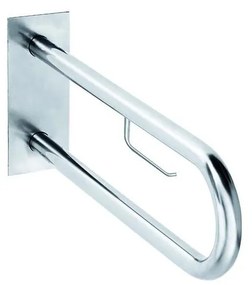 Maniglione di supporto 10x25 cm in acciaio inossidabile/argento