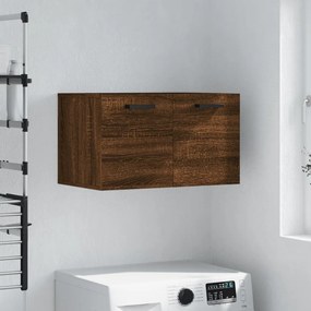 Mobile A Parete Rovere Marrone 60x36,5x35 Cm Legno Multistrato /