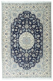 Nain Tappeto 250x170 Blu (Iran) Annodato A Mano
