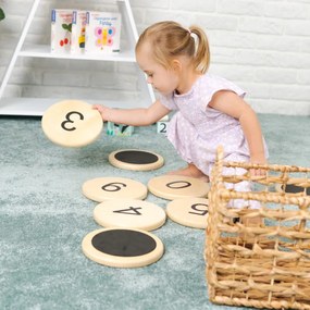 Pietre Montessori per camminare - numeri