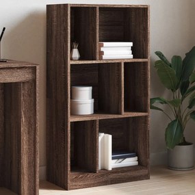 Libreria Rovere Marrone 57x28,5x107,5 Cm İn Legno Multistrato /