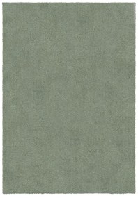 Tappeto verde lavabile in fibre riciclate 160x230 cm Fluffy - Flair Rugs