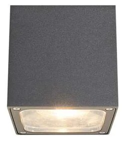 Lucande - Tanea LED Plafoniera da Esterno 12x12 Grigio Scuro Lucande