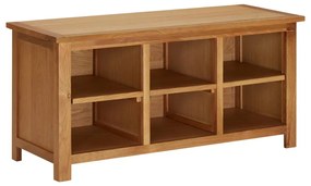 Scarpiera 90x37x45 Cm İn Legno Massello Di Rovere /