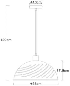 Globo 54660H - Lampadario a sospensione con filo LENNA 1xE27/60W/230V