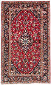 Kashan Tappeto persiano 90x160 Rosso (Iran) Annodato A Mano