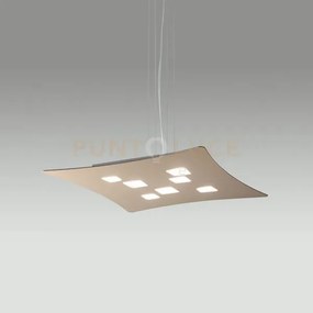 Isotta s - lampadario a sospensione 10luci attacco gx53 biemissione...