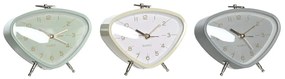 Orologio Sveglia DKD Home Decor 11,5 x 4 x 10 cm Metallo PVC Vintage (3 Pezzi)