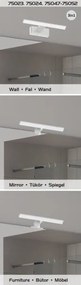 Rabalux 75047 - Luce LED per specchio da bagno OLIRO LED/4W/230V IP44 20 cm cromo