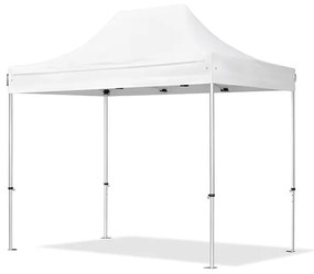 TOOLPORT 3x2m gazebo pieghevole PES con laterali, PROFESSIONAL alluminio, bianco - (581906)