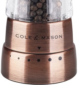 Cole&Mason - Set di macinini per sale e pepe DERWENT 2 pezzi 19 cm rame