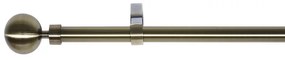 Kit bastone per tenda estensibile da 160 a 300 cm Palla in ferro verniciato verde Ø 19 mm INSPIRE