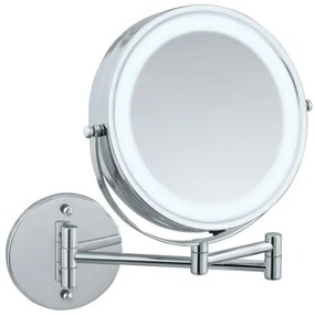 WENKO 3656530100 - Specchio POWER-LOC 25,5x32 cm, cromo lucido
