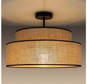 Lampadario a plafone BOHO 1xE27/60W/230V diametro 40 cm beige
