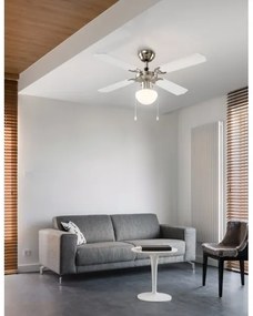 Eglo 56035 - Ventilatore da soffitto LED 1xE27/4,9W/230V Ø 106,6 cm