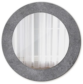 Specchio rotondo stampato Trama concreta fi 50 cm