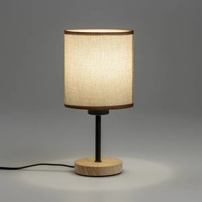 Brilagi - Lampada da tavolo NUBILA WOOD 1xE27/25W/230V quercia/marrone