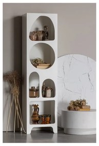 Libreria bianca 48x180 cm Caz - WOOOD