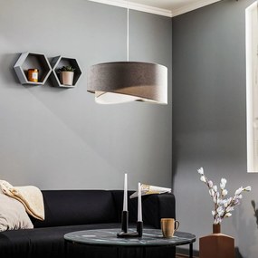 Maco Design Lampada a sospensione Vivien tricolore grigio/bianco/argento