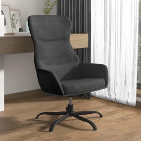 Sedia Relax Grigio Scuro İn Tessuto /