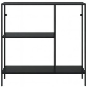 Mobile multiuso 80x80h cm in metallo grigio con vano e ripiani a giorno Jungle