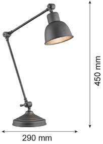 Argon 3195 - Lampada da tavolo EUFRAT 1xE27/15W/230V