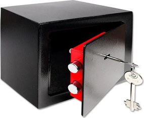 Cassaforte a Mobile con Chiave 17x23x17 cm per Hotel Casa Jepsen Nera...
