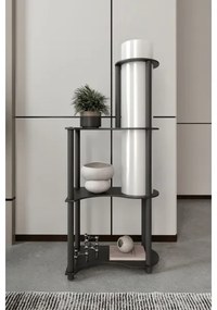 Lampada da terra con ripiani NOTO 1xE27/40W/230V nera