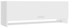 Armadio bianco 100x32,5x35 cm in legno multistrato