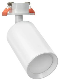 Faretto GU10 da Incasso Orientabile Foro Ø51mm - Bianco