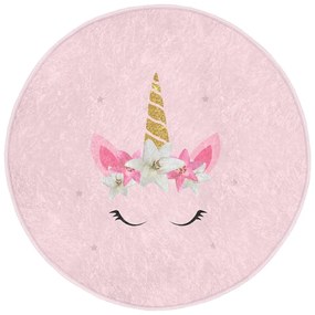 Tappeto rosa per bambini ø 120 cm Comfort - Mila Home