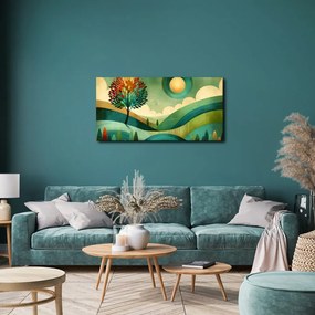 Quadro su tela – Paesaggio in tonalità naturali