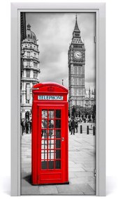 Poster adesivo per porta Londra, Inghilterra 75x205 cm