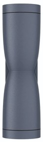Applique Conica a Clessidra Bidirezionale, IP65 GU10 - Grigia Colore del corpo Grigio
