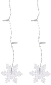 Aigostar - Catena luminosa LED natalizia da esterno 120xLED/6W/230V/8 funzioni 3x0,7m IP44 bianco caldo+telecomando